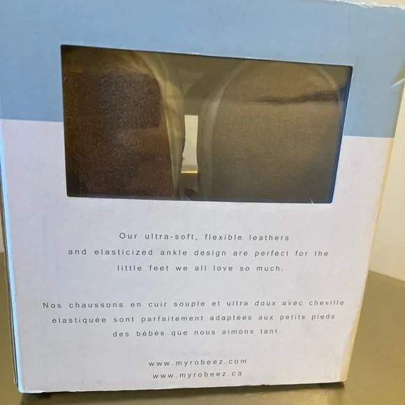 Robeez Gray Shoes Soft Soles - Picture 2 of 6